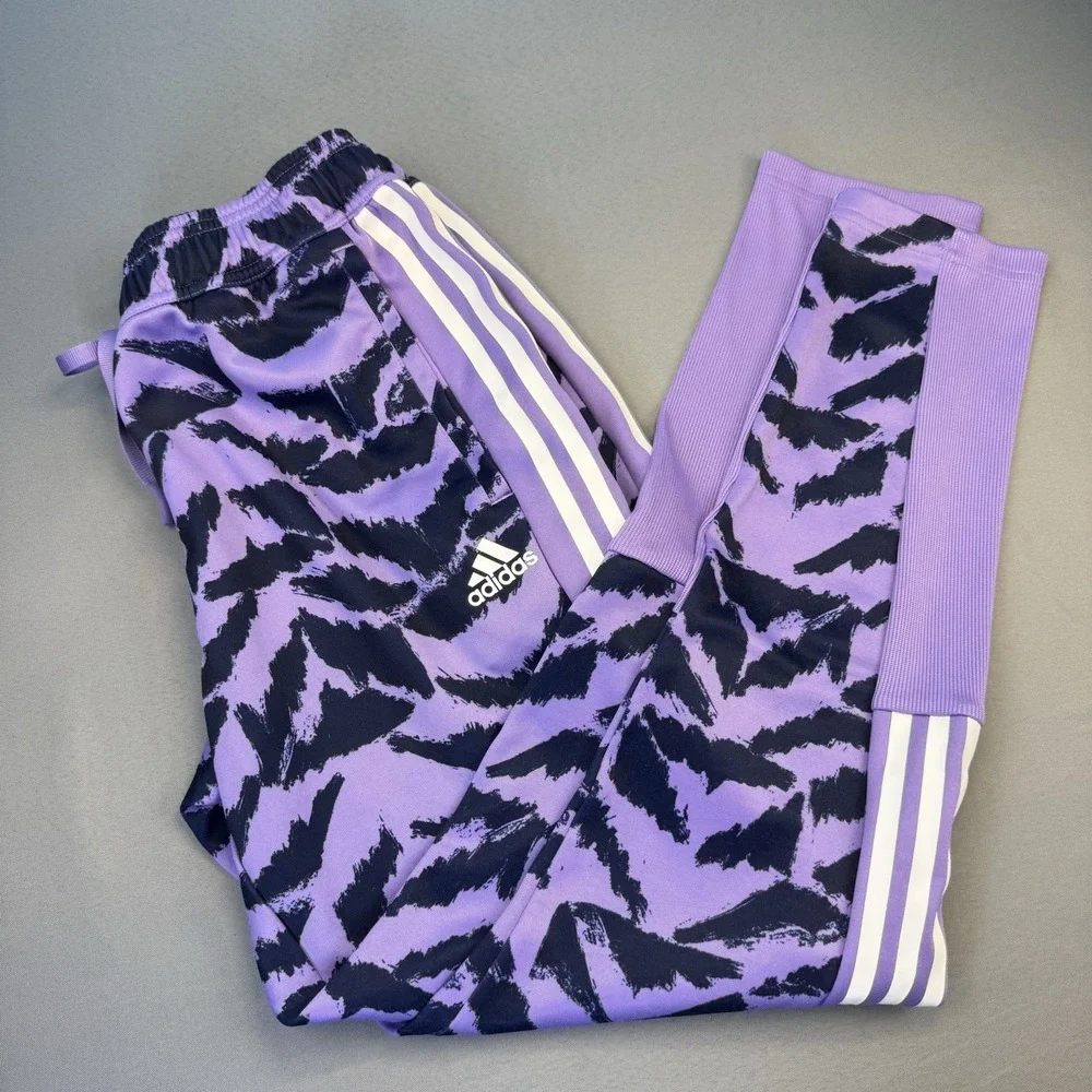 adidas Men's Sportswear Tiro Lifestyle Track Pants HS3299 Size M Purple Black